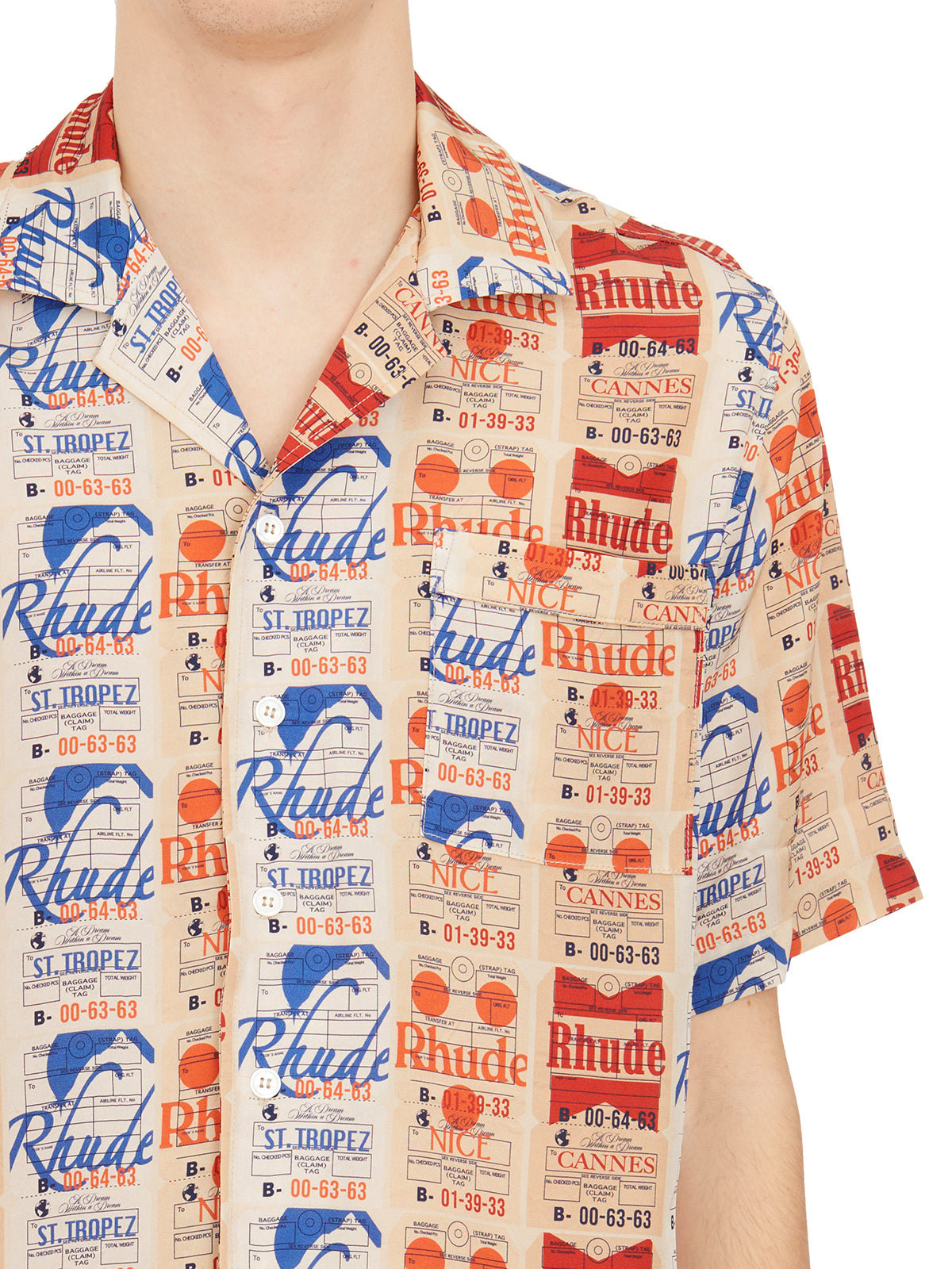 RHUDE Multicolor Silk Shirt for Men - SS24 Collection