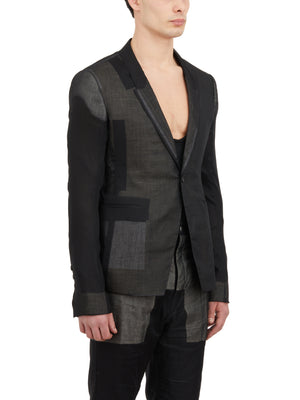 Áo Blazer Lông Cừu Đen Nam - Bộ sưu tập SS24