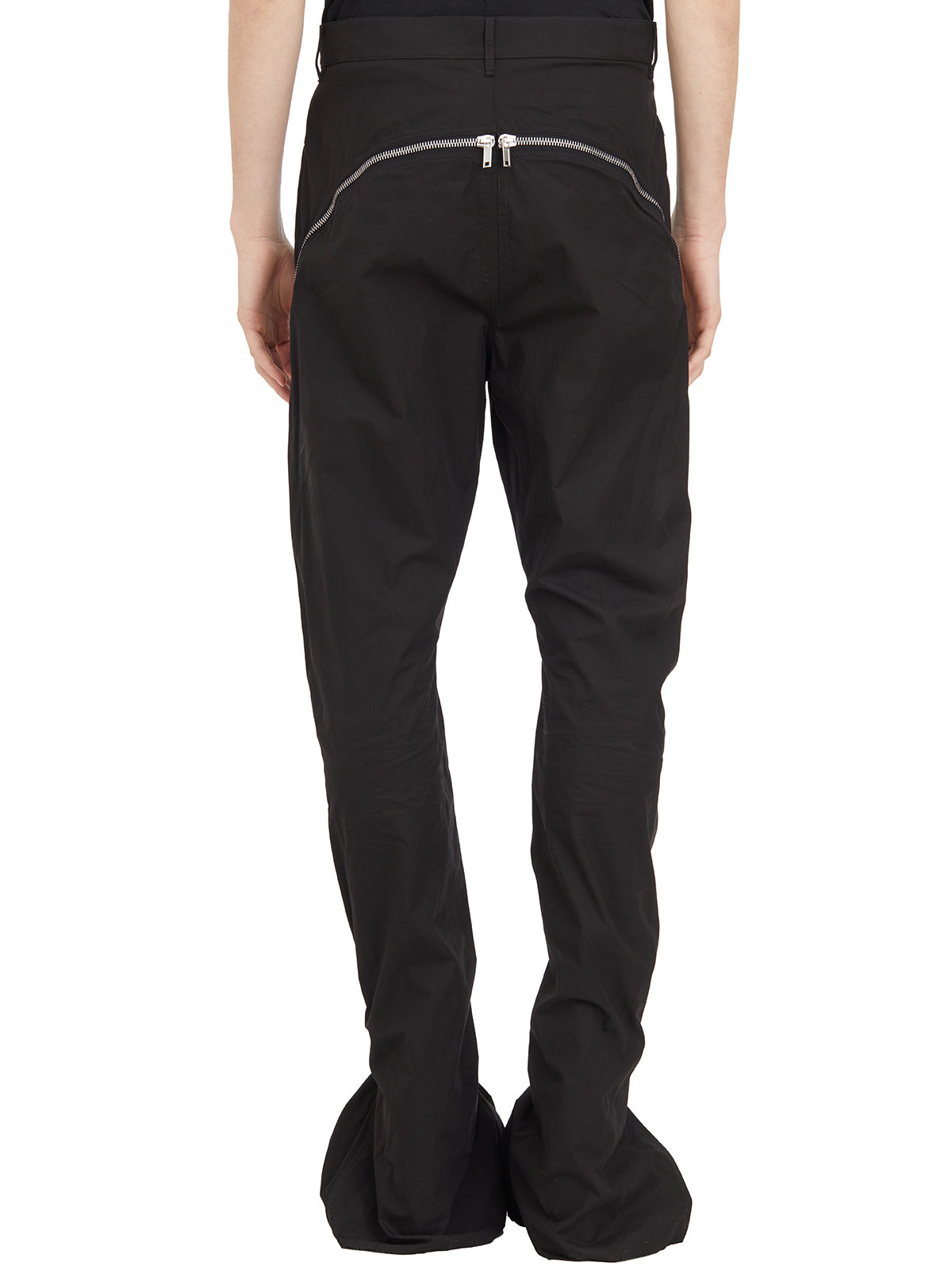 RICK OWENS Black Cotton Banana Trousers for Men