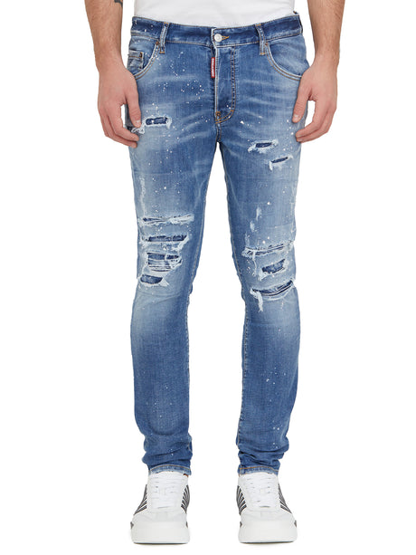 DSQUARED2 Men's Super Twinky Slim Jeans - Light Blue