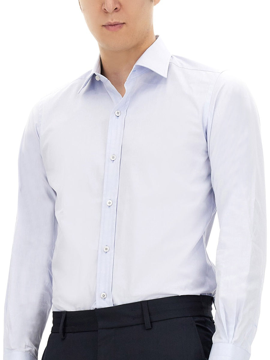 TOM FORD Slim Fit Button-Up Shirt - Size 40