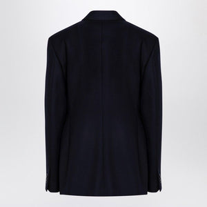 LOEWE Elegant Navy Blue Double-Breasted Wool Jacket