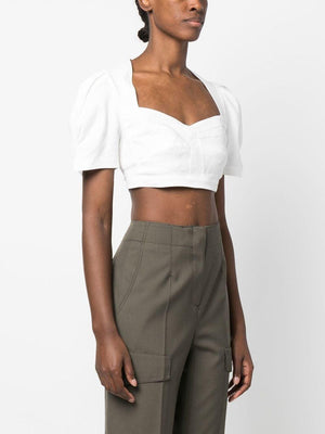 White Hemp and Viscose Women's Top for SS23 Collection [ISABEL MARANT original collection]