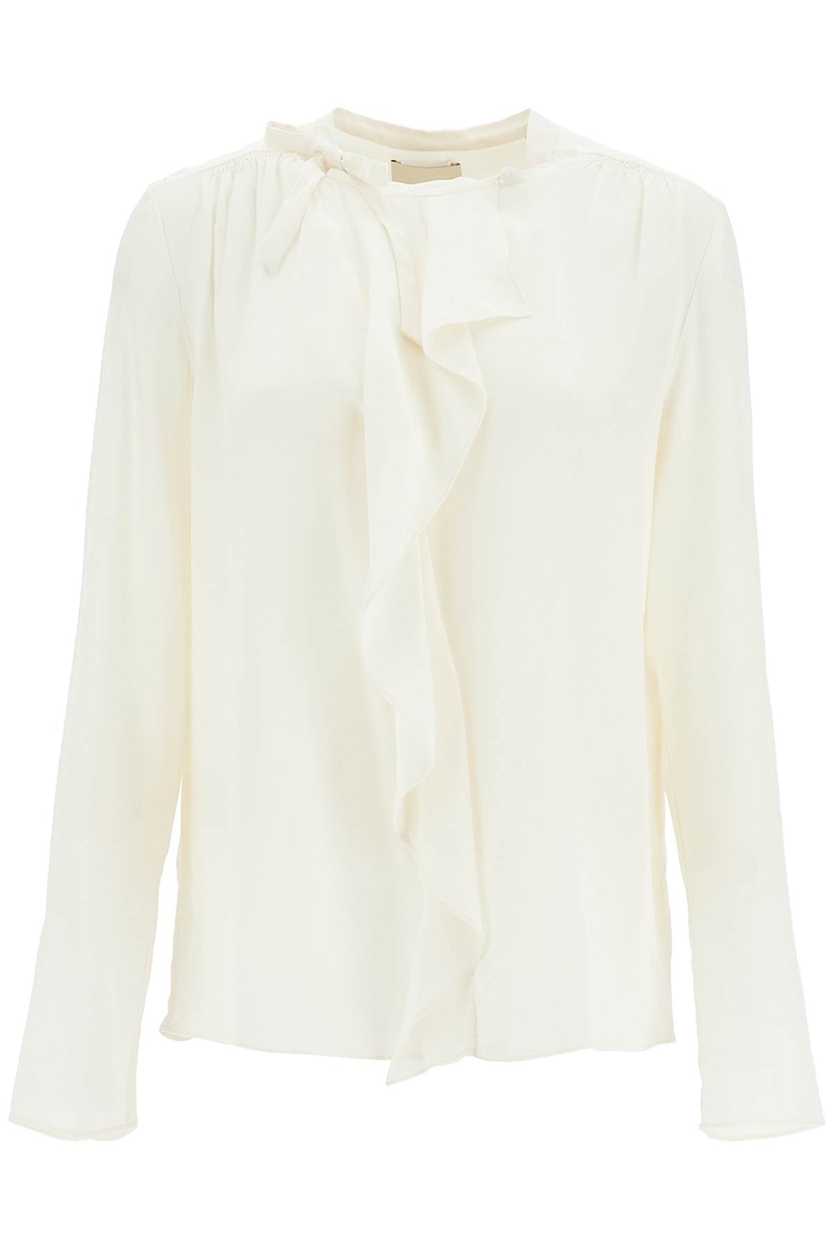 ISABEL MARANT Elegant Silk Ruffle Blouse