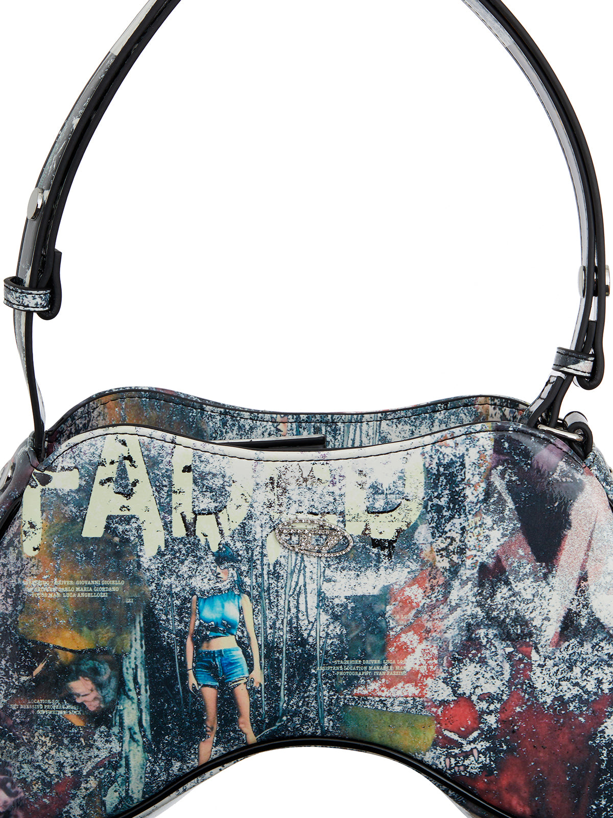 DIESEL Multicolor Leather Shoulder Bag for Women - Limited Edition