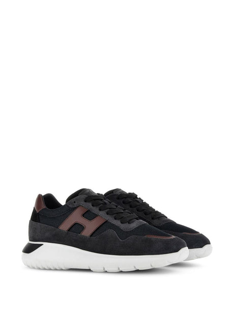 HOGAN Interactive 3 Suede & Leather Lace-Up Sneakers