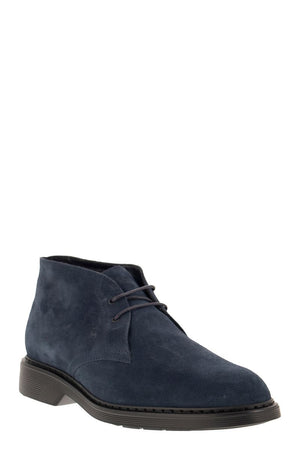 HOGAN Men's Suede Ankle Boots