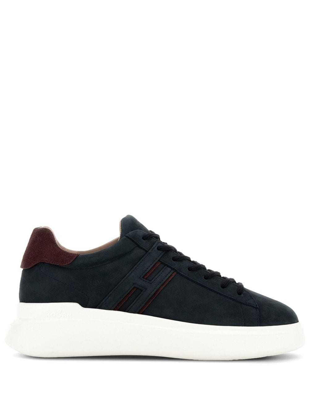 HOGAN Urban Charcoal Leather Sneakers