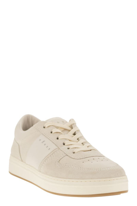 HOGAN Men's Lightweight Leather Trainers - H668 Model