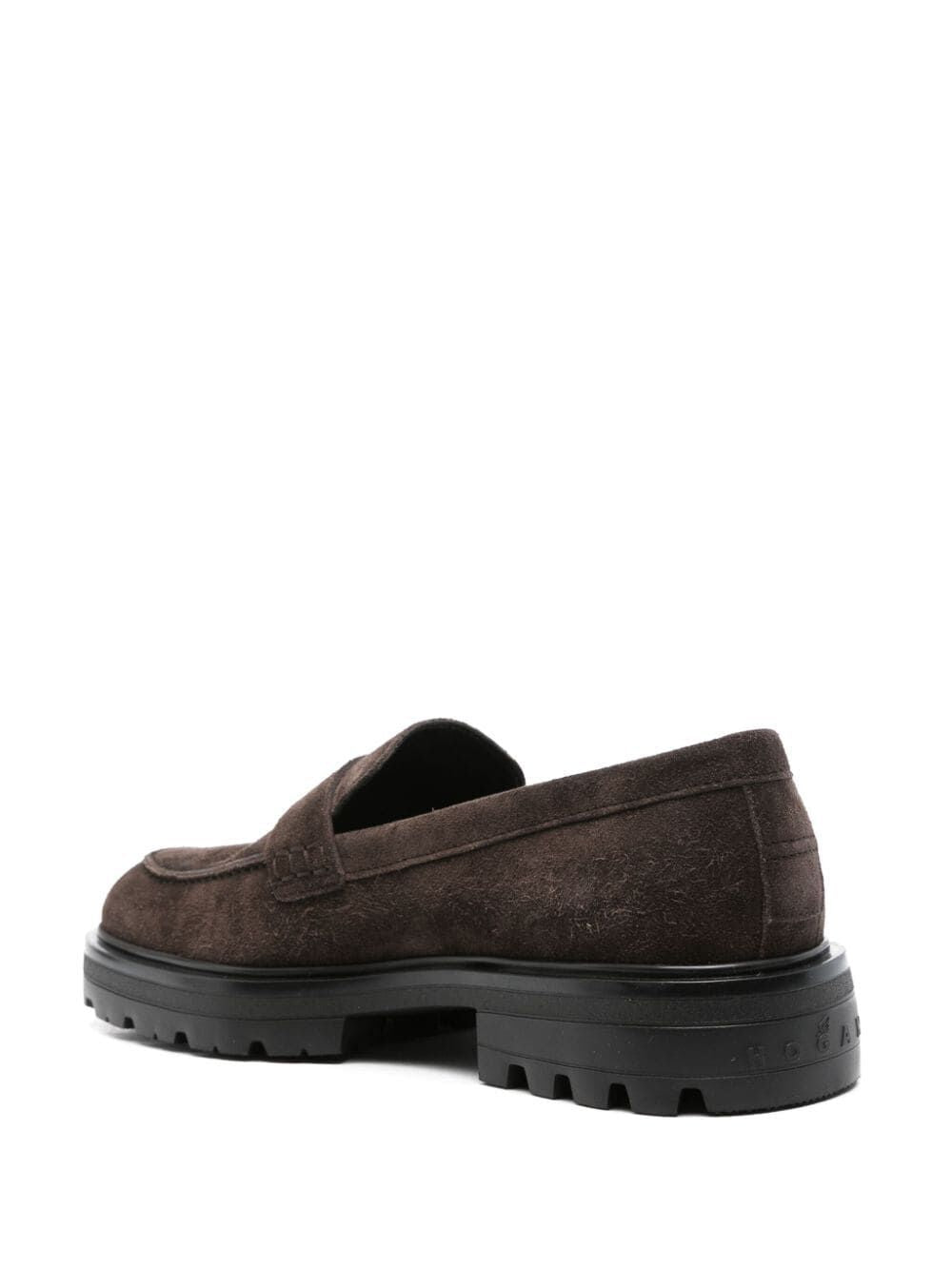 HOGAN Men's Suede Moccasin with Extralight Sole