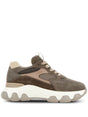 HOGAN Hyperactive Nude Leather Sneakers