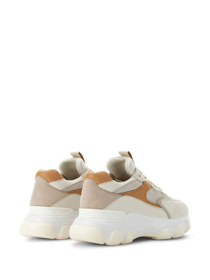 HOGAN Beige Women's Sneakers for the 2024 Season