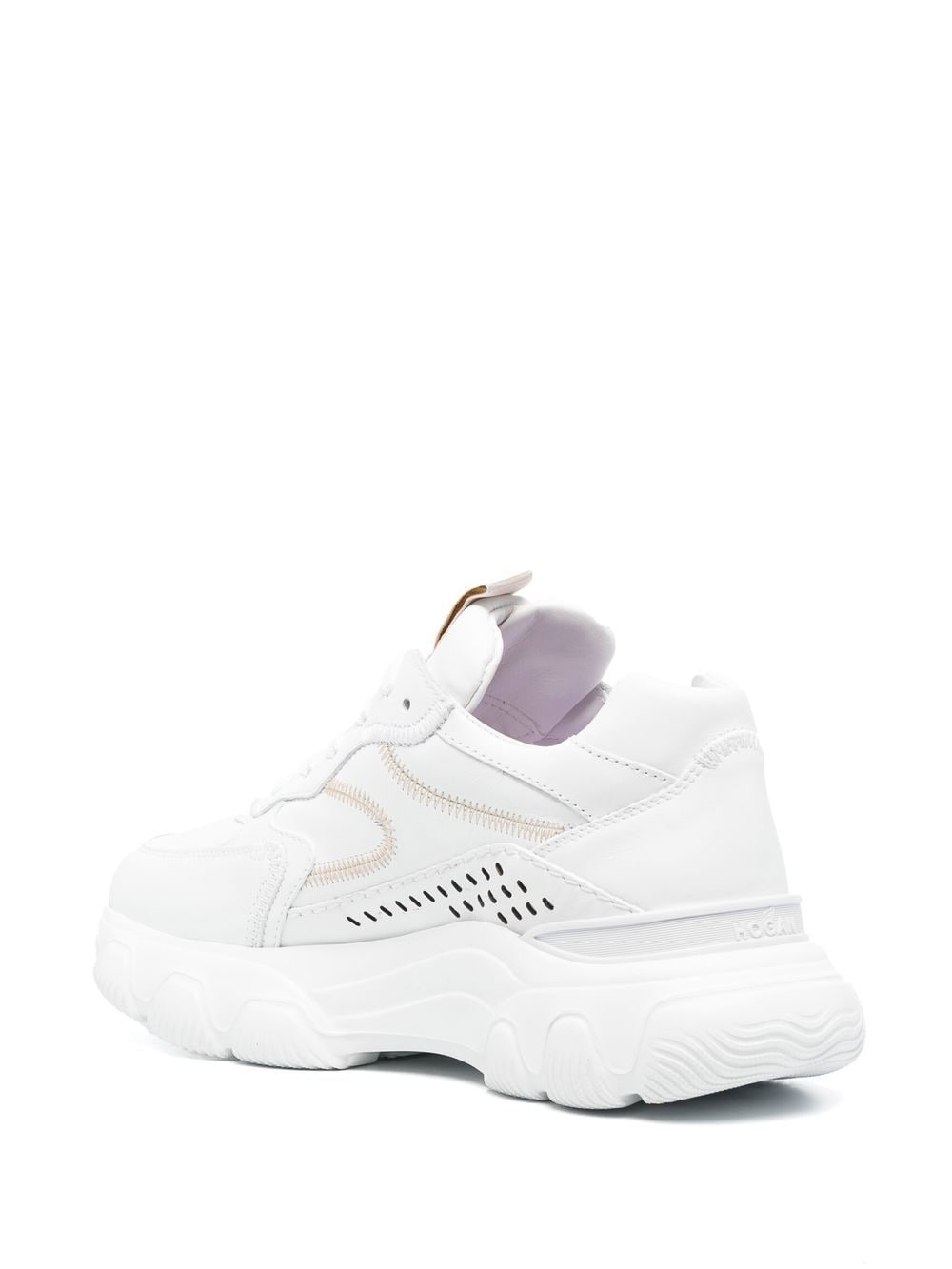 HOGAN Elegant White Leather Sneakers for Women