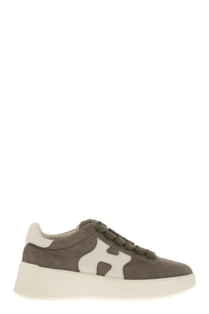 HOGAN Beige Reinterpreted Leather Sneakers for Women