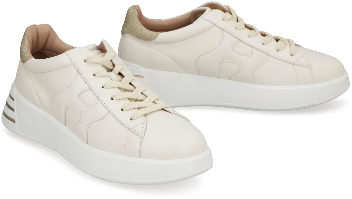 HOGAN White Leather Sneakers for Women - SS24 Collection