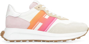 HOGAN SS23 Women's Suede Sneakers - Soft Gradient Design