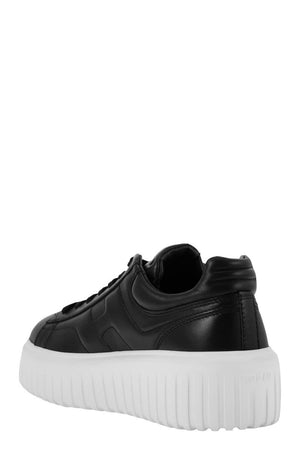 HOGAN Chic Black Plongé Soft Sneakers