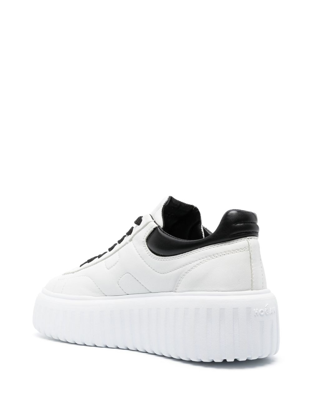 HOGAN Striped Elegance Leather Sneakers