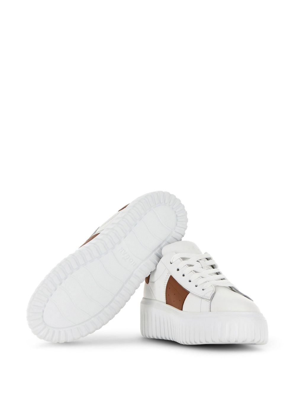 HOGAN Classic Striped Leather Sneakers