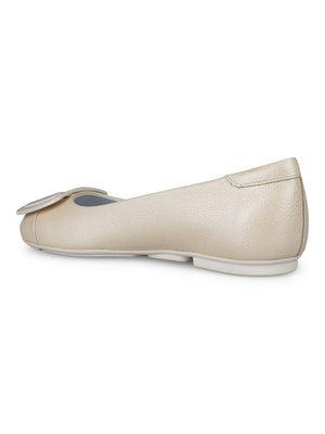 HOGAN White Marble Ballerina Flats for Women - SS24 Collection