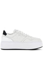 HOGAN Elegant Contrast Leather Sneakers