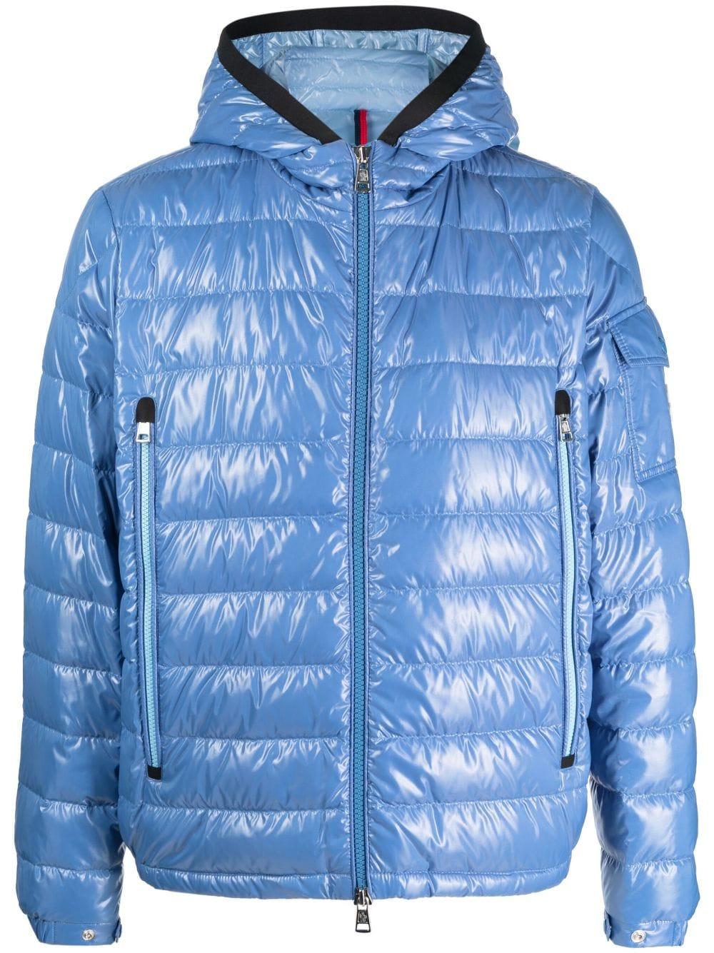 MONCLER Men's 23FW Bubble Jacket in Navy Blue