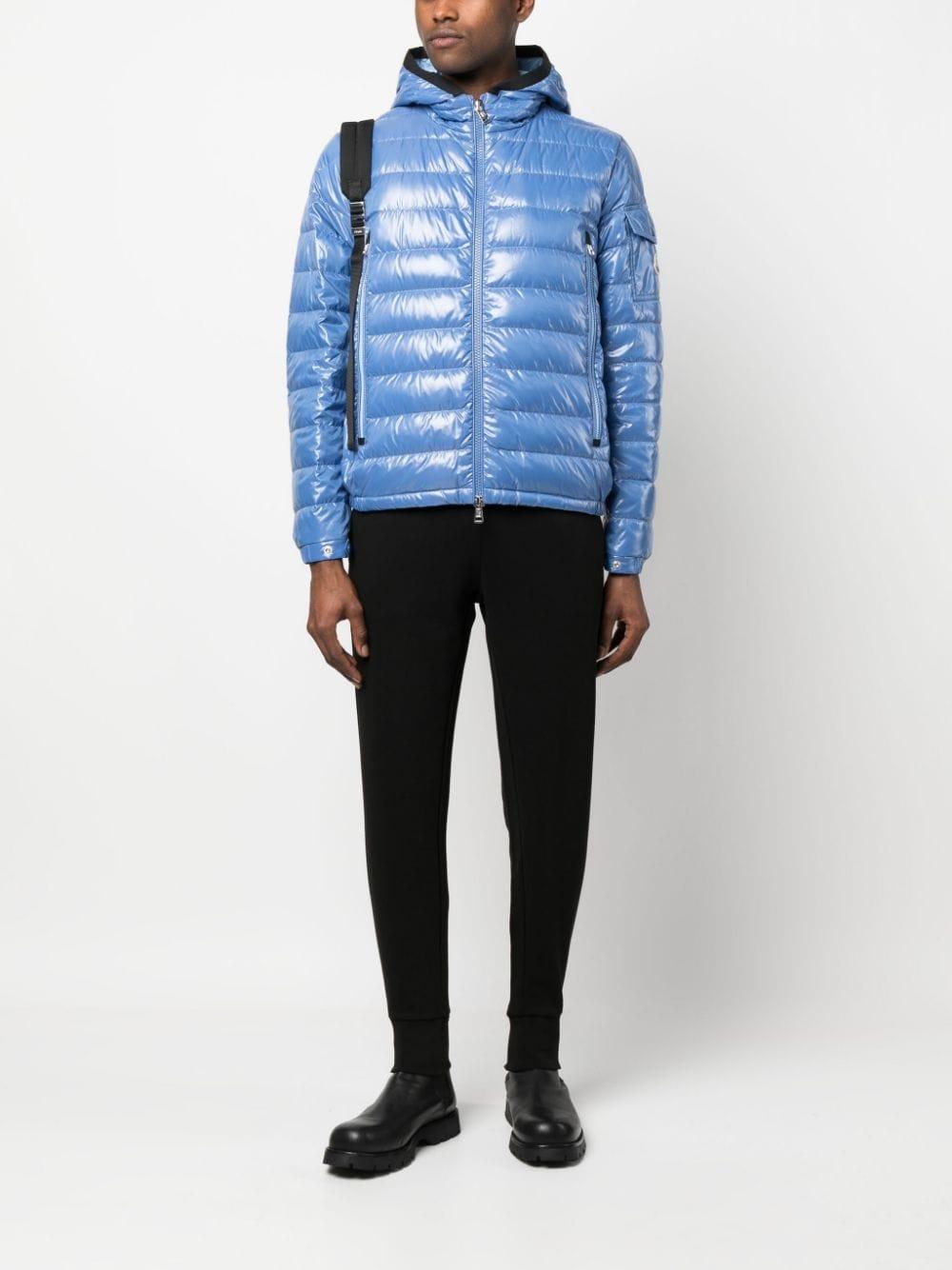 MONCLER Men's 23FW Bubble Jacket in Navy Blue