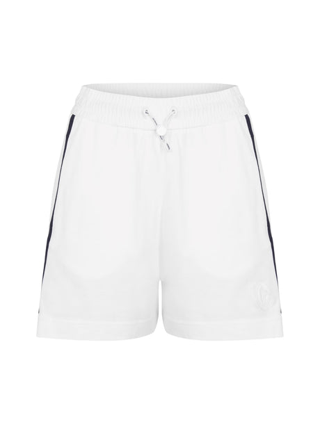 MONCLER Stripe Detail Logo Women's Shorts