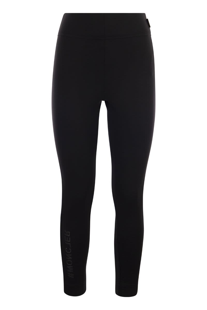 MONCLER GRENOBLE Premium Black Active Leggings for Women