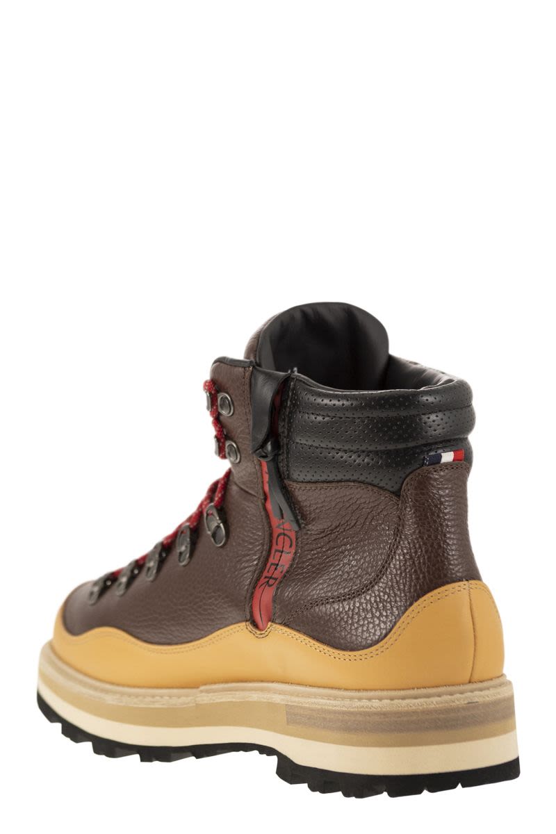 MONCLER Tassel Leather Trekking Boots - Durable and Water-Resistant for Men - Fall/Winter 2023