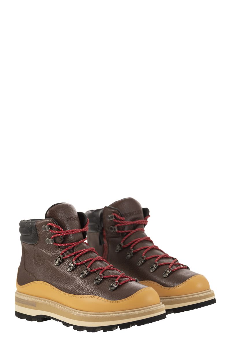 MONCLER Tassel Leather Trekking Boots - Durable and Water-Resistant for Men - Fall/Winter 2023