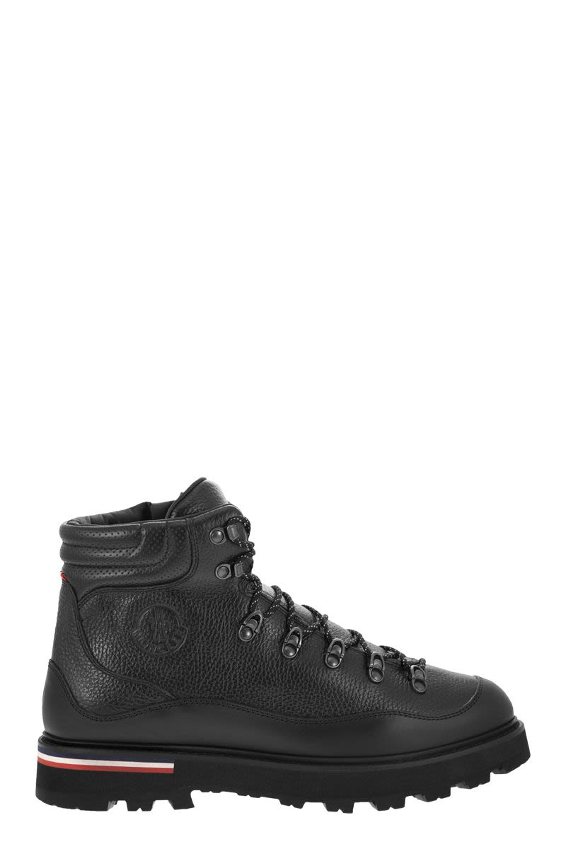 MONCLER Tassel Leather Trekking Boots - Durable and Water-Resistant for Men - Fall/Winter 2023