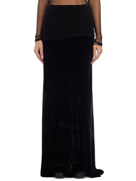 CORTANA Elegant Long Skirt with Elastic Waist - Size 36