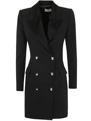 ELISABETTA FRANCHI Chic Suit Robe for Women - 85cm Length