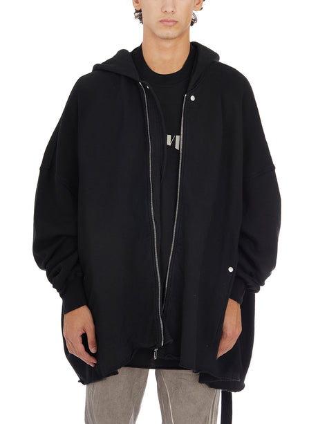 DRKSHDW Oversized Zip-Front Hoodie - Size M