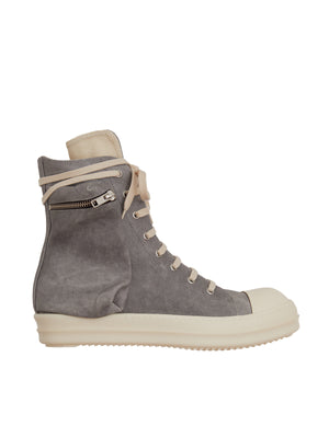 DRKSHDW Denim Cargo High-Top Sneakers for Men