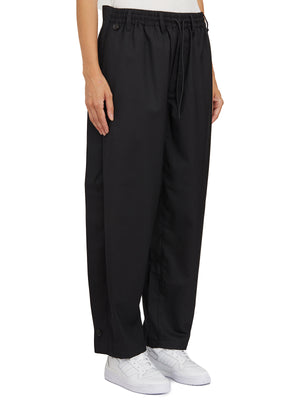 Y-3 Wool Track Trousers with Adjustable Drawstring - Size S