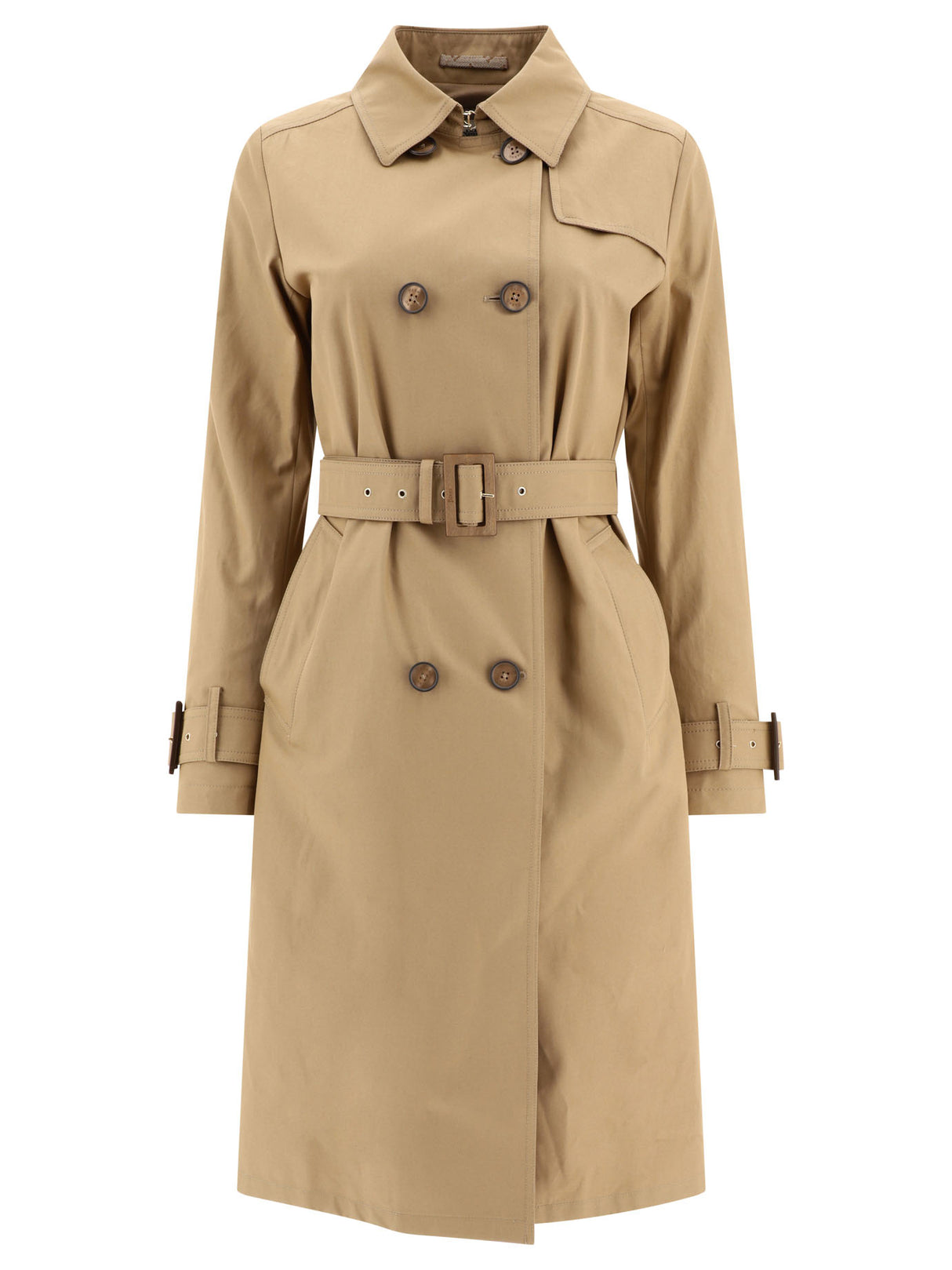 HERNO 2024 Women's Beige Trench Coat - 24SS Outerwear