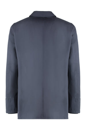 Men's Blue Raincoat - SS24 Collection