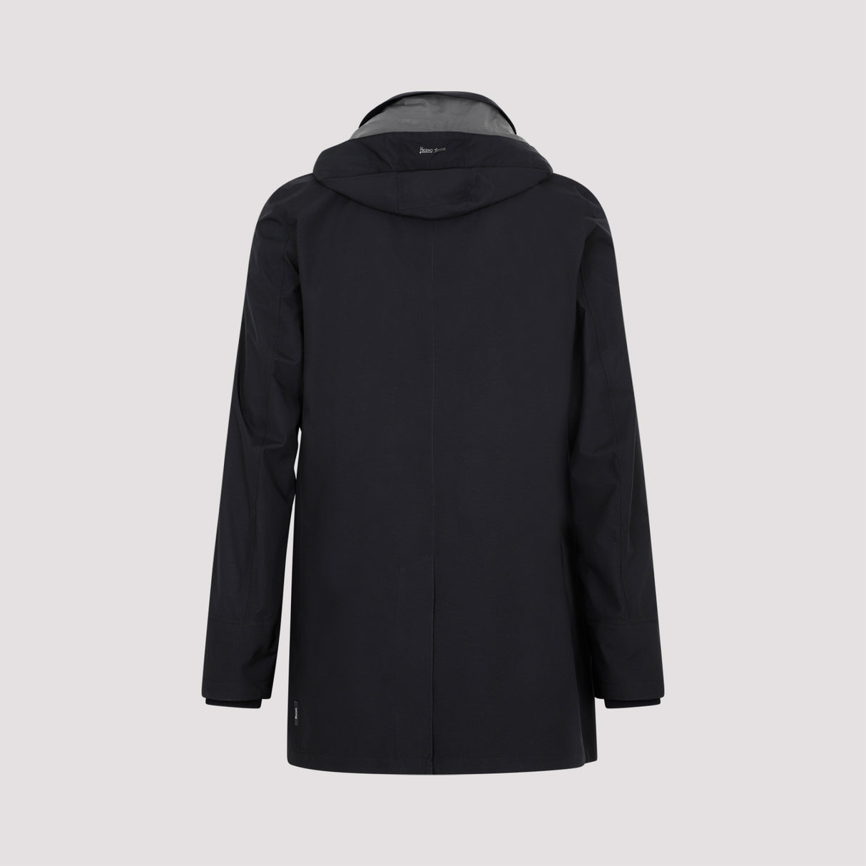 HERNO Men's Black Carcoat Goretex Jacket for SS23