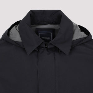 HERNO Men's Black Carcoat Goretex Jacket for SS23