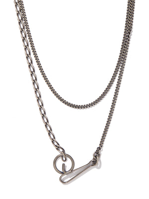 WERKSTATT:MUNCHEN Silver Body Chain for Men