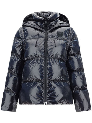 PINKO Quilted Water-Repellent Jacket with Hood for Women