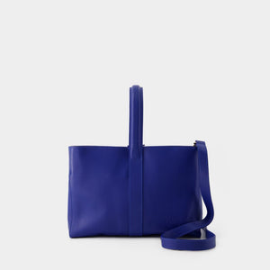 INES DE LA FRESSANGE Cobalt Blue Leather Handbag for Women - Stylish and Chic Addition to Your Wardrobe