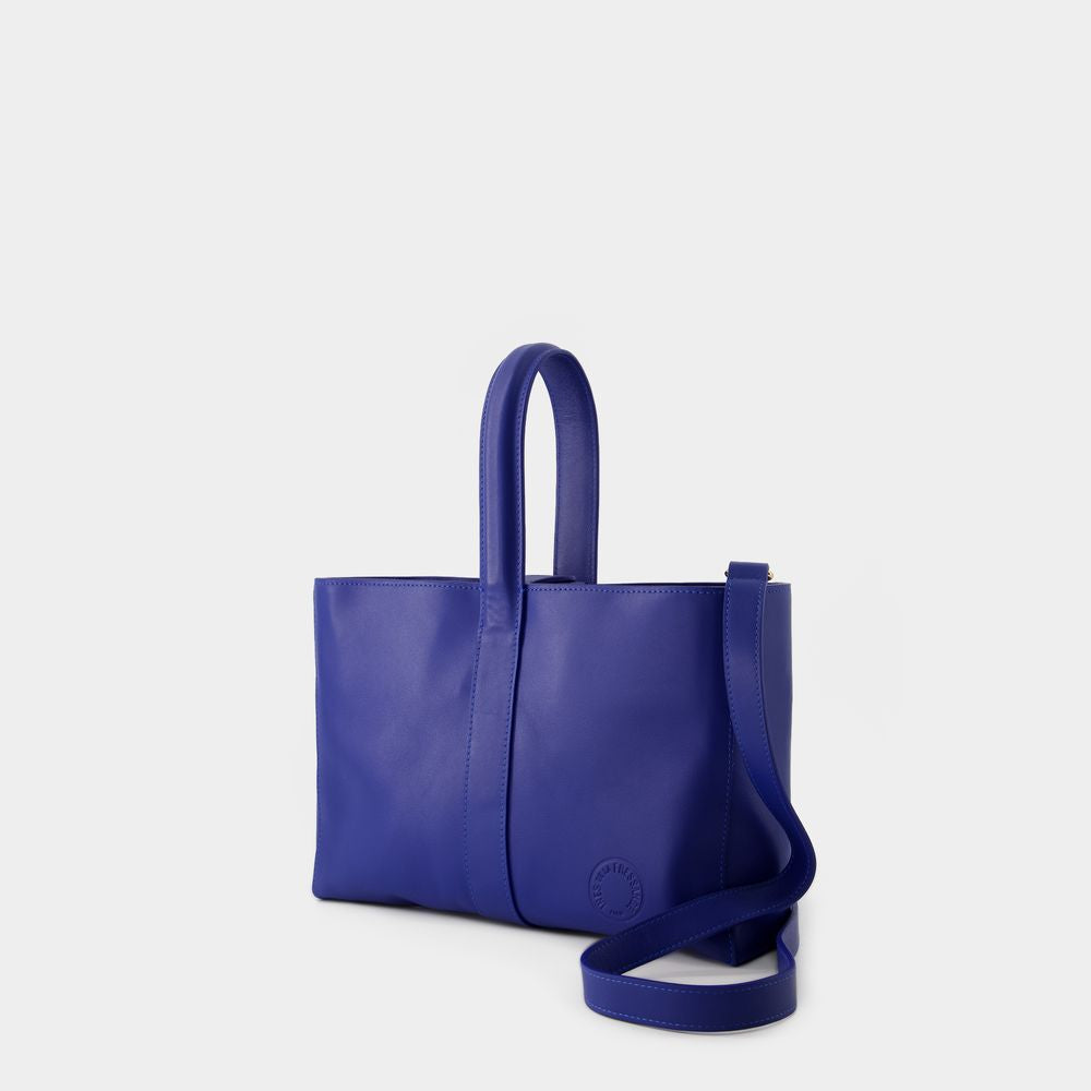 INES DE LA FRESSANGE Cobalt Blue Leather Handbag for Women - Stylish and Chic Addition to Your Wardrobe