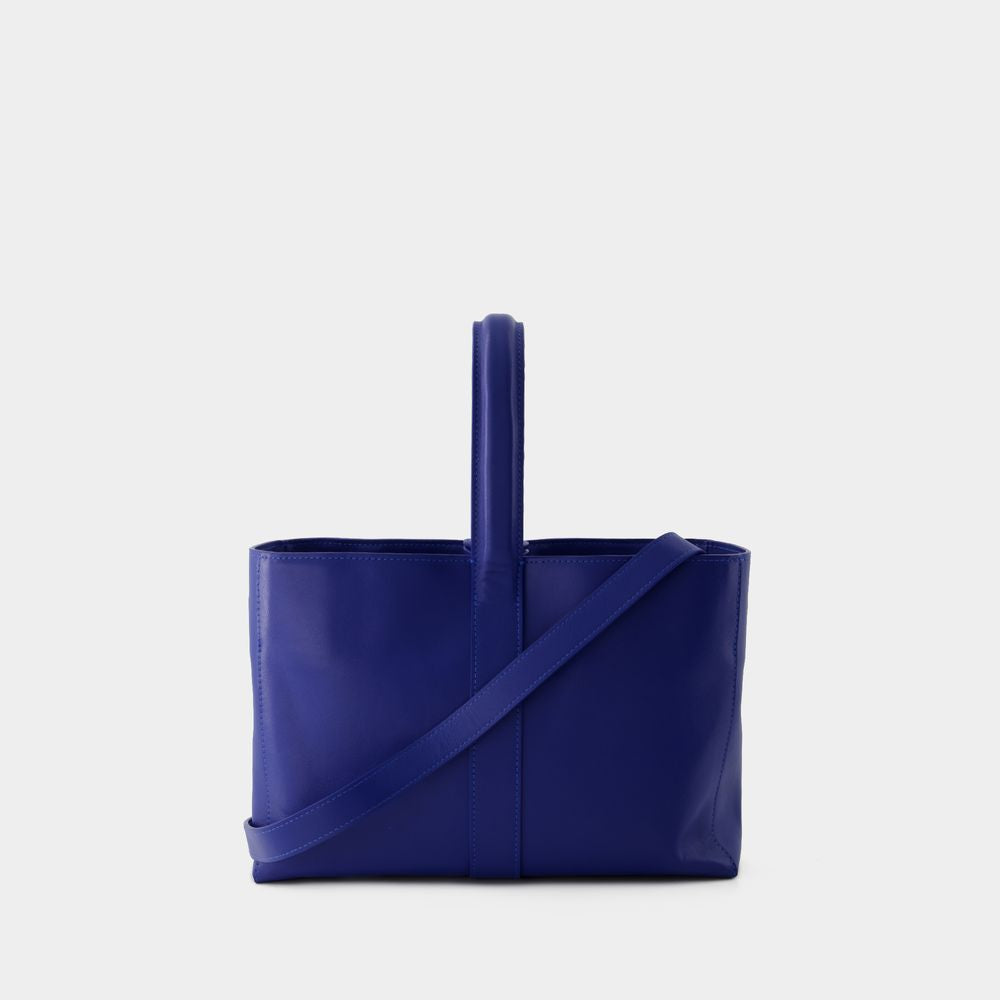 INES DE LA FRESSANGE Cobalt Blue Leather Handbag for Women - Stylish and Chic Addition to Your Wardrobe