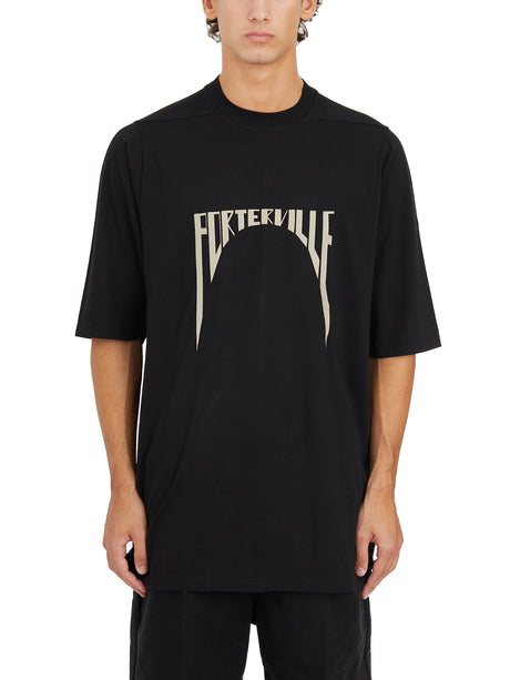 RICK OWENS Embroidered Jumbo Short Sleeve T-Shirt - Size M