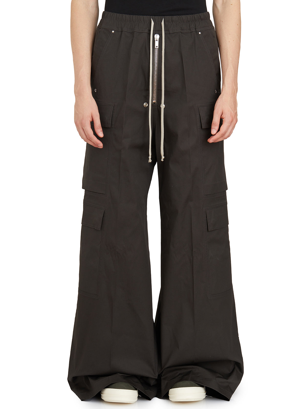 RICK OWENS Wide Leg Cargo Pants - Size 48