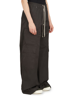 RICK OWENS Wide Leg Cargo Pants - Size 48