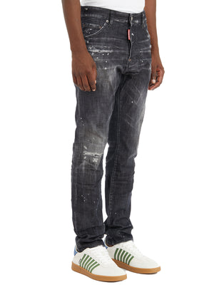 DSQUARED2 Modern Skater Stretch Jeans in Grey